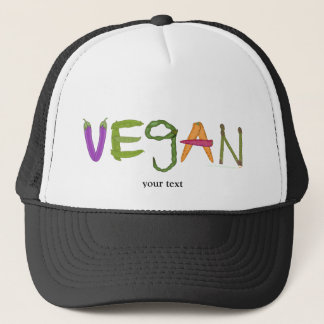 Gorra De Camionero Amantes de la verdura de los Veggies del vegano