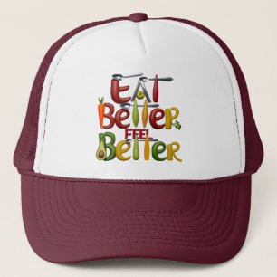 Gorra De Camionero Amantes de los vegetales con diseños vivos y salud