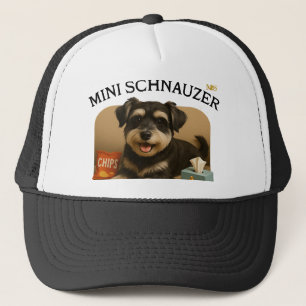 Gorra De Camionero Amantes de perros Mini Schnauzer