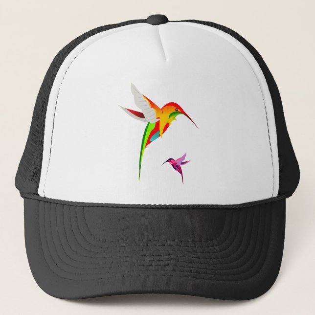 Gorra De Camionero Amantes Hummingbirds (Anverso)