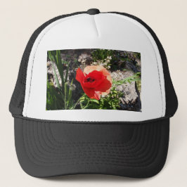 Gorra De Camionero Amapola roja