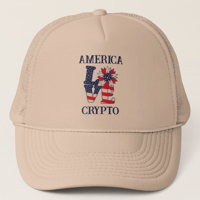 Gorra De Camionero Amar a América (Anverso)