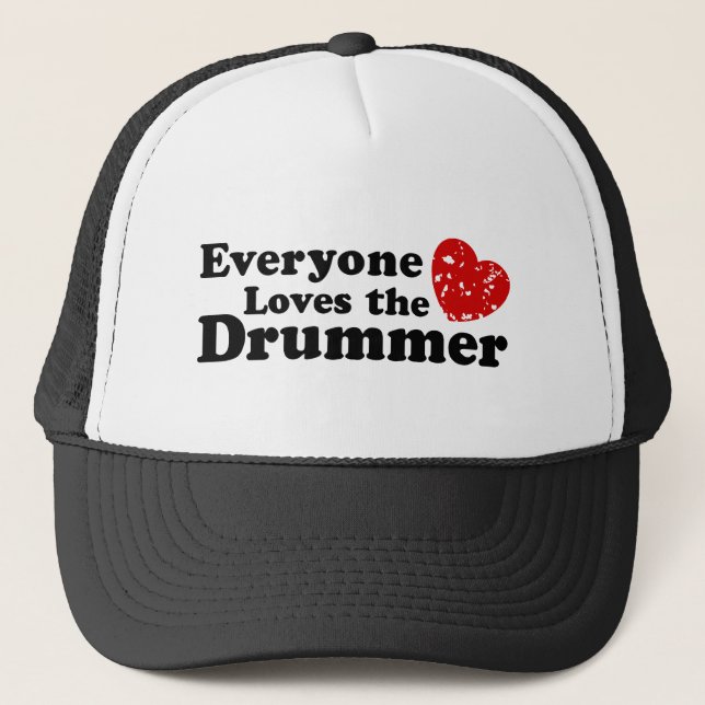 Gorra De Camionero Amar al baterista (Anverso)