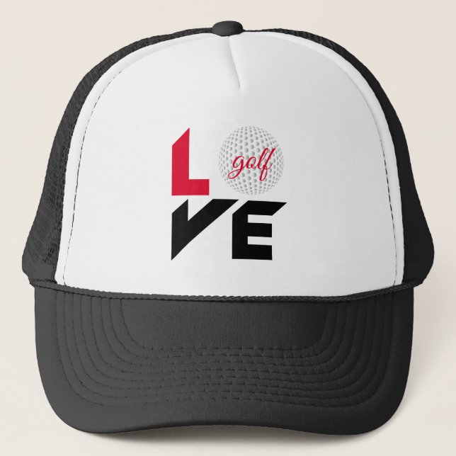 Gorra De Camionero Amar el golf (Anverso)