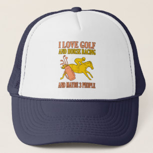 Gorra De Camionero Amar El Golf Y La Carreras De Caballos Racer Cabal