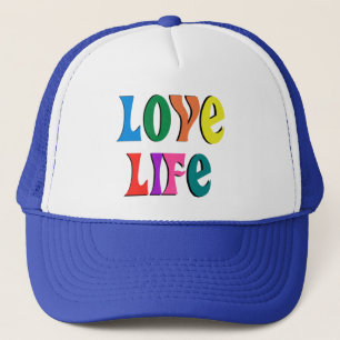 Gorra De Camionero ¡AMAR LA VIDA! mensaje cristiano personalizable
