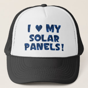 Gorra De Camionero Amar mis paneles solares
