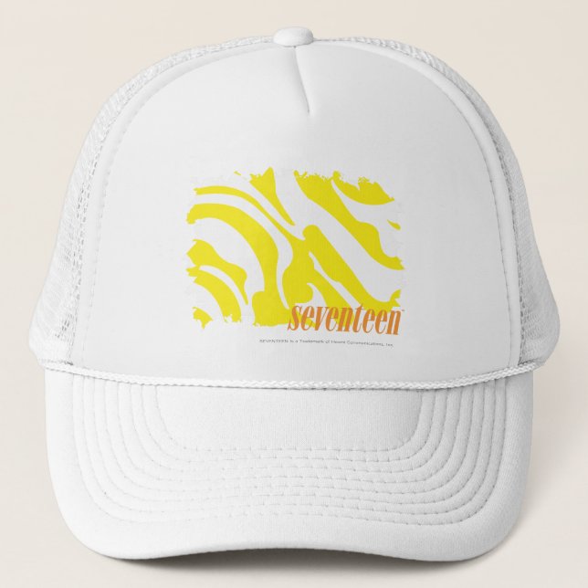 Gorra De Camionero Amarillo 2 de la cebra (Anverso)