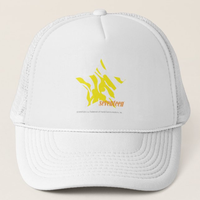 Gorra De Camionero Amarillo 3 de la cebra (Anverso)