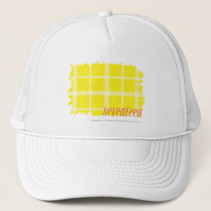 Gorra De Camionero Amarillo 3 de la tela escocesa
