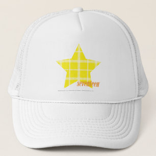 Gorra De Camionero Amarillo 4 de la tela escocesa