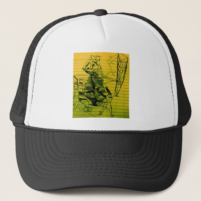 GORRA DE CAMIONERO AMARILLO 70 (Anverso)