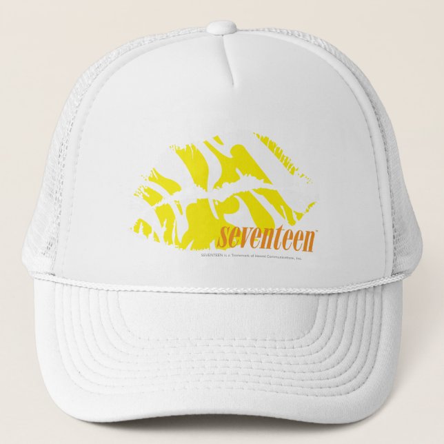 Gorra De Camionero Amarillo cebra (Anverso)