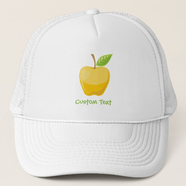 Gorra De Camionero Amarillo de Apple (Anverso)