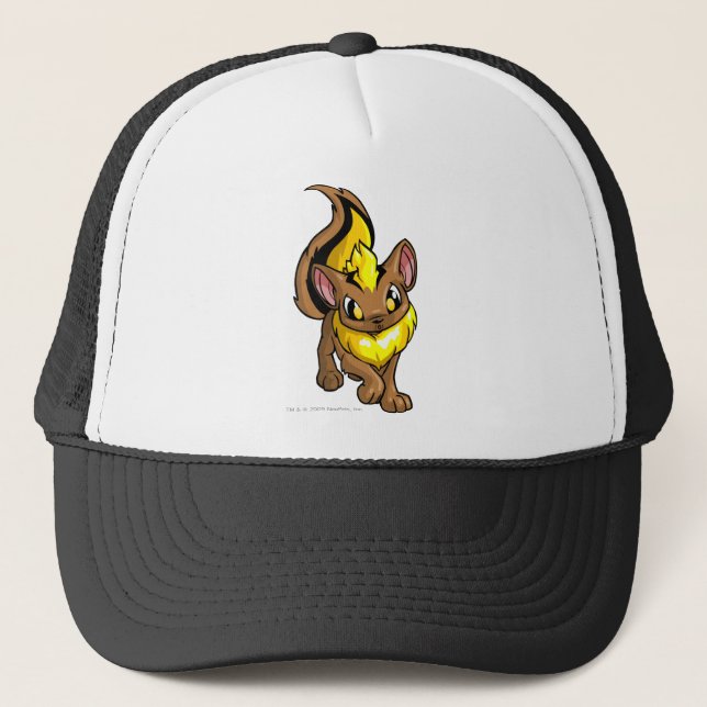 Gorra De Camionero Amarillo de Xweetok (Anverso)