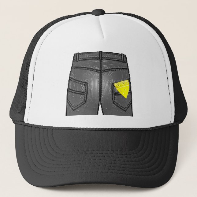 Gorra De Camionero Amarillo derecho Hanky (Anverso)