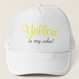 Gorra De Camionero Amarillo es mi color cita linda