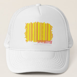 Gorra De Camionero Amarillo fino 2 de las rayas