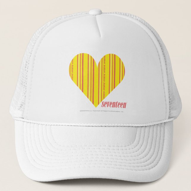 Gorra De Camionero Amarillo fino 3 de las rayas (Anverso)