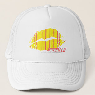 Gorra De Camionero Amarillo fino de las rayas