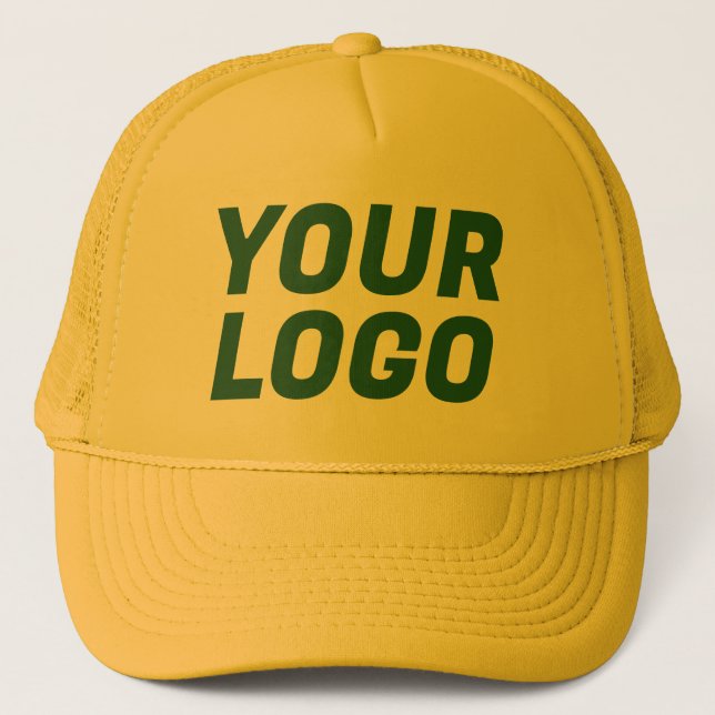 Gorra De Camionero Amarillo y Verde CUSTOM (Anverso)