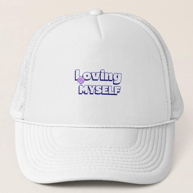 Gorra De Camionero Amarme a mí mismo amor (Anverso)