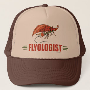 Gorra De Camionero Amarrado humorístico, pesca con mosca