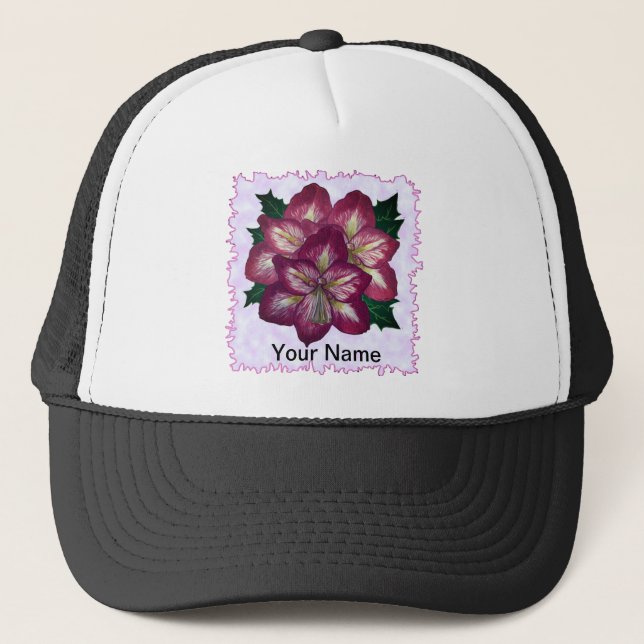 Gorra De Camionero Amaryllis Holly (Anverso)