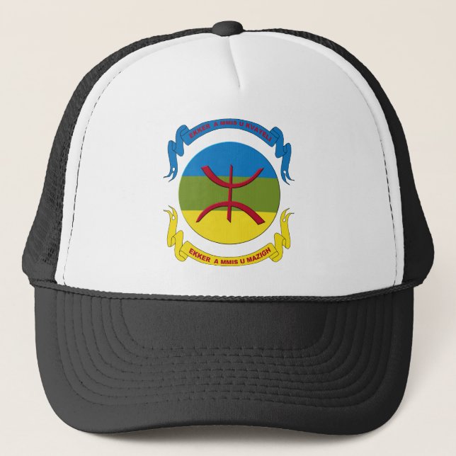 Gorra De Camionero Amazigh de la bandera (Anverso)