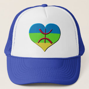 Gorra De Camionero Amazigh del corazón, kabyle, berbere