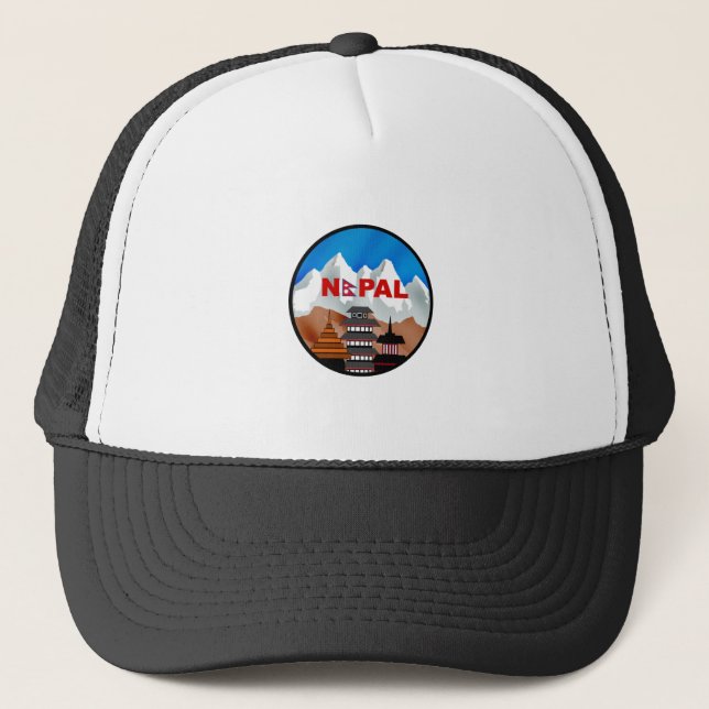 GORRA DE CAMIONERO AMAZO POR NEPAL (Anverso)