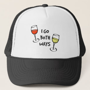 Gorra De Camionero Ambas copas de vino de las maneras