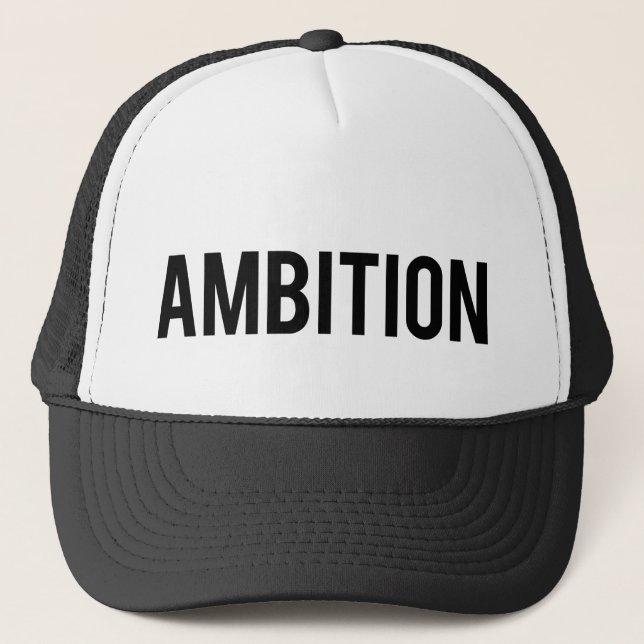 Gorra De Camionero Ambición (Anverso)