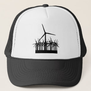 Gorra De Camionero ambiente de la energía eólica