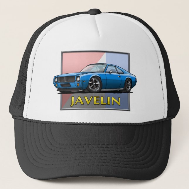 Gorra De Camionero AMC_Javelin_Blue (Anverso)