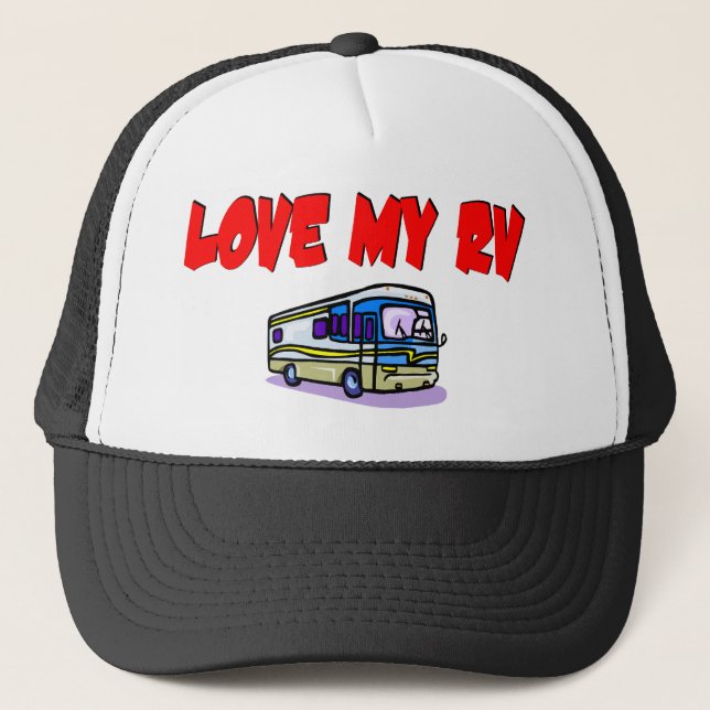 Gorra De Camionero Ame mi rv (Anverso)