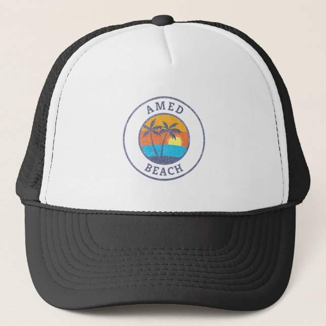 Gorra De Camionero Amed Beach, Bali Faded Classic Style (Anverso)