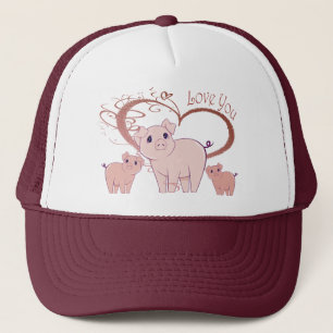 Gorra De Camionero Ámele, arte lindo de Piggies