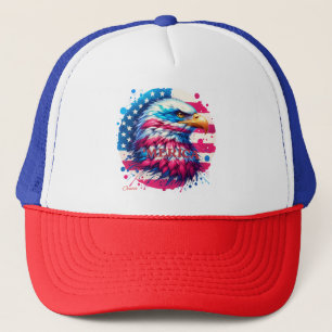 Gorra De Camionero América - Diseño Patriótico de EEUU para el 4 de j