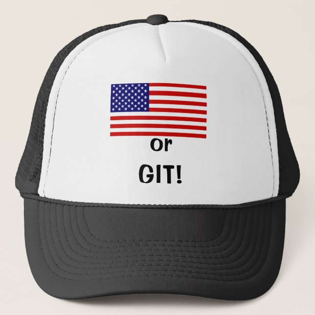 Gorra De Camionero ¡América o GIT! (Anverso)