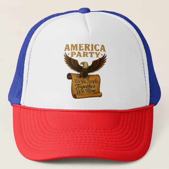Gorra De Camionero America Party (Anverso)