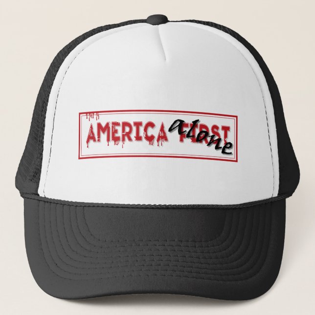 Gorra De Camionero América Primero...... (Anverso)
