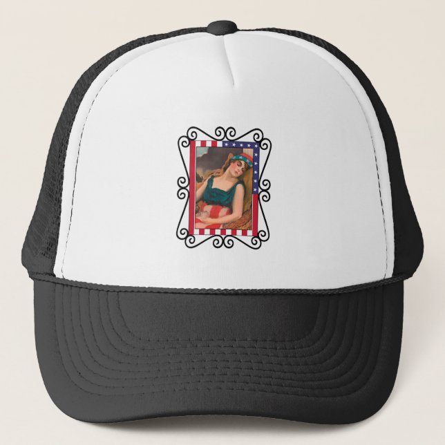 Gorra De Camionero América somnolienta (Anverso)