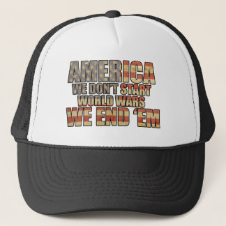 Gorra De Camionero ¡América - terminamos guerras mundiales!