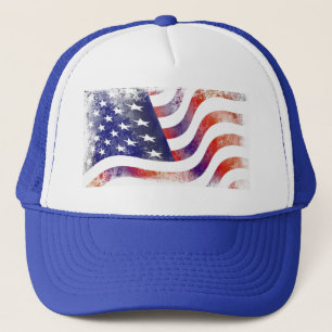Gorra De Camionero American Flag Trucker Hat