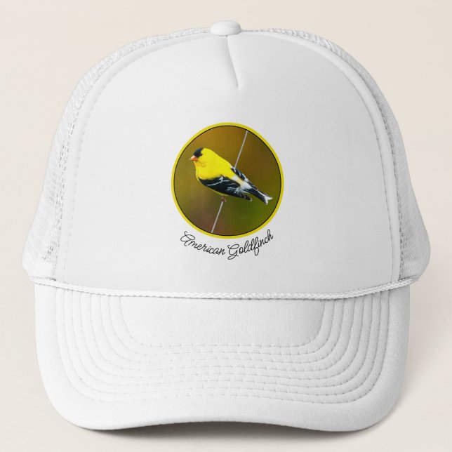 Gorra De Camionero American Goldfinch - Fotografía original (Anverso)
