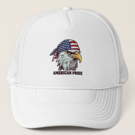 Gorra De Camionero "American Pride Patriotic Eagle Hoodie - US Flag 