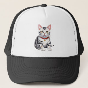 Gorra De Camionero American Shorthair Happy