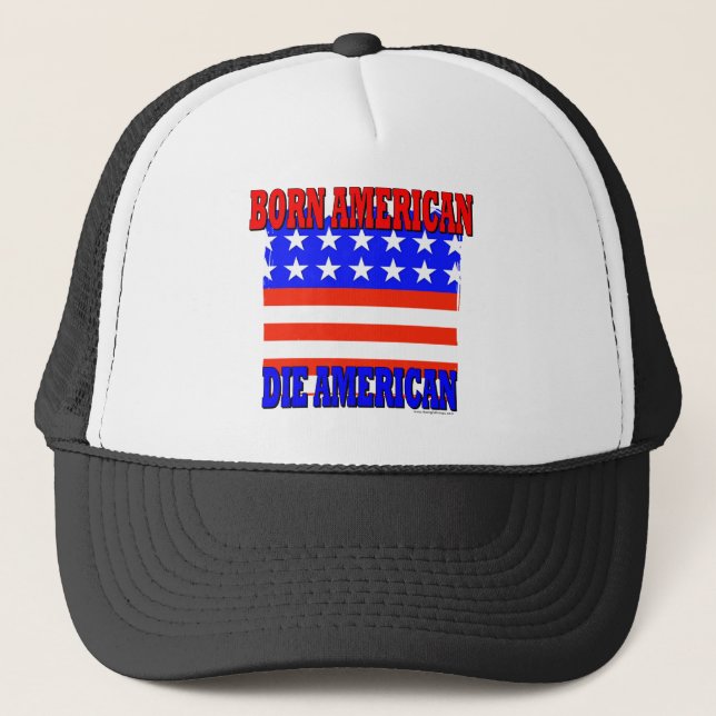 Gorra De Camionero Americano nacido (Anverso)