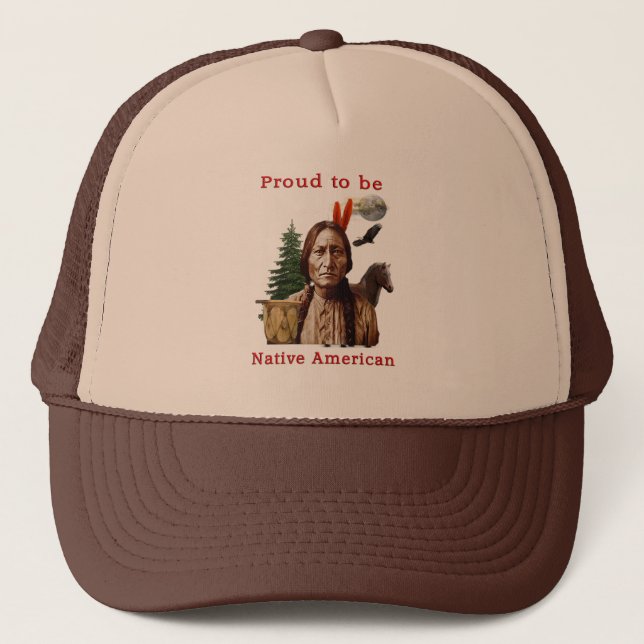 Gorra De Camionero Americano nativo (Anverso)